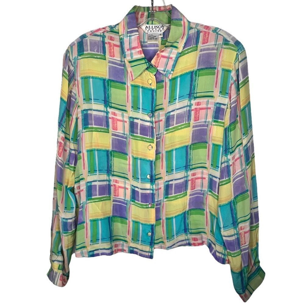 Vintage Allison Taylor Petite Silk Blouse